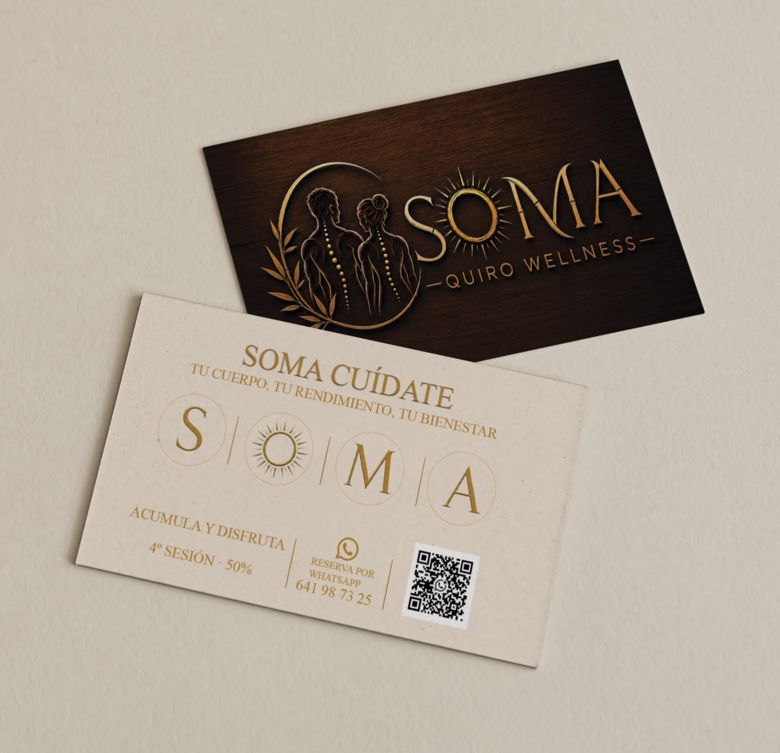 Tarjeta Soma Cuídate: acumula tres masajes y disfruta de la cuarta sesión al 50 %